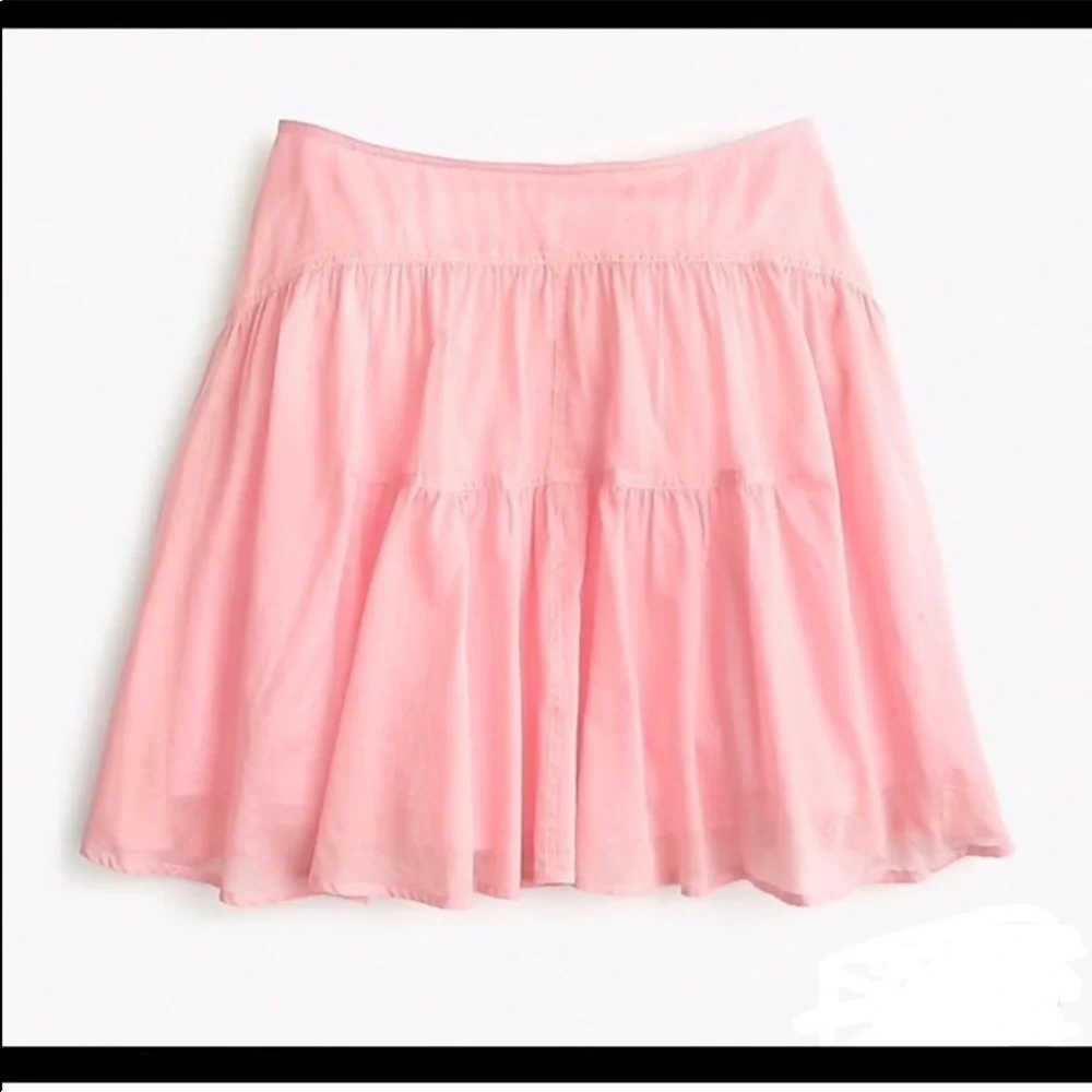 🌺🆕 J Crew Pink Tiered Skirt, Size 00🌺